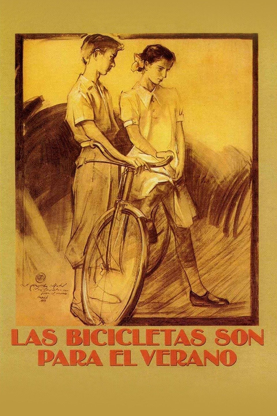 Постер Las bicicletas son para el verano